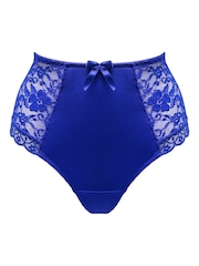 Pour Moi Blue Brief Rebel High Leg Briefs - Image 3 of 4