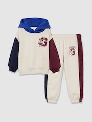 Gap Cream/Burgundy VintageSoft Sweat Set (6mths-5yrs) - Image 1 of 5