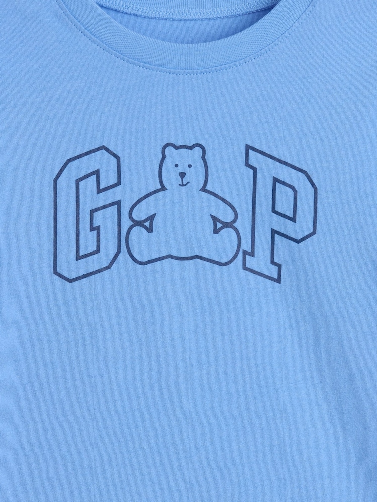 Gap Blue Brannan Bear Logo T-Shirt (6mths-5yrs) - Image 3 of 3