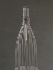 Searchlight Grey Boulder Table Lamp - Image 2 of 3