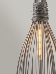 Searchlight Grey Boulder Table Lamp - Image 3 of 3
