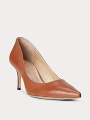 Lauren Ralph Lauren Lanette Leather Court Heels - Image 1 of 5