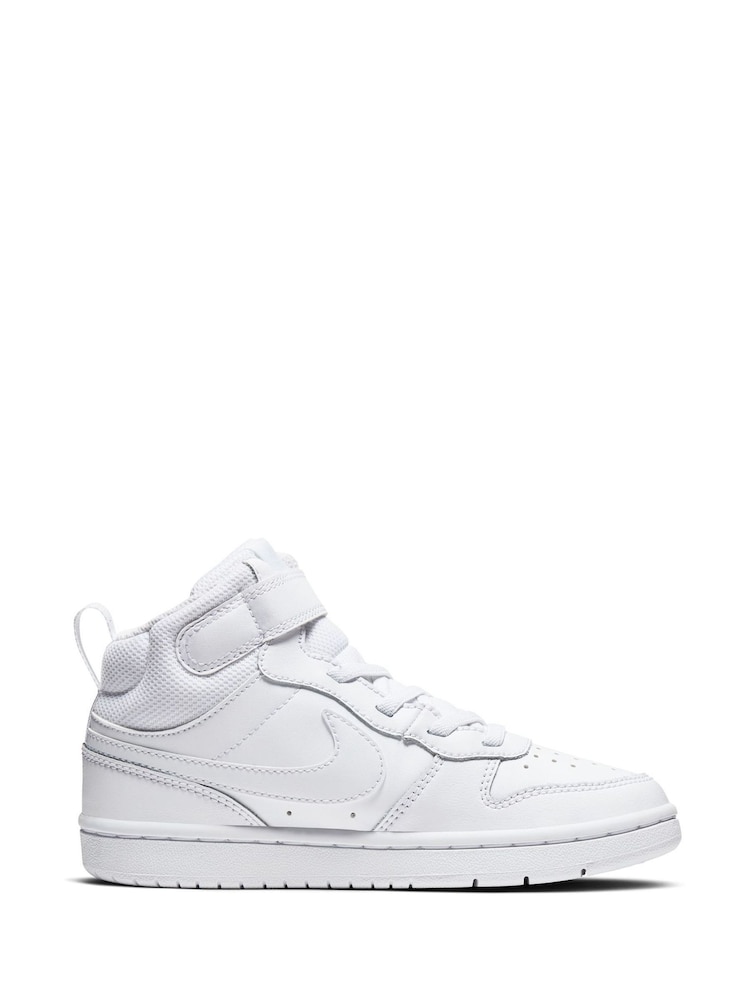 Wit - Nike - Junior Court Borough halfhoge sneakers - Image 3 of 7