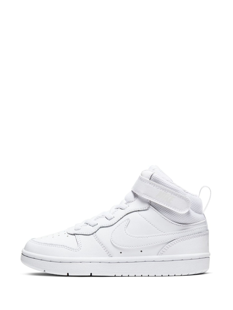 Wit - Nike - Junior Court Borough halfhoge sneakers - Image 4 of 7