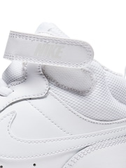 Nike White Junior Court Borough Mid Trainers - Image 7 of 7