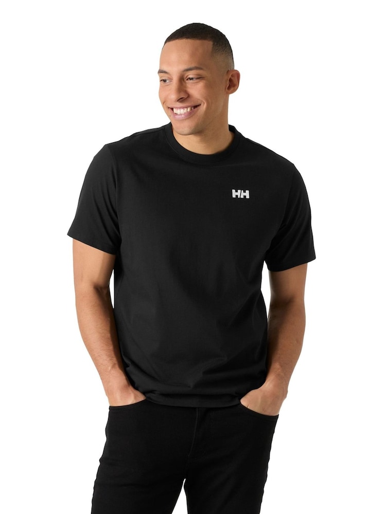 Helly Hansen Black Staple T-Shirt - Image 1 of 3 Helly Hansen Black Staple T-Shirt - Image 1 of 3