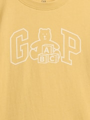 Gap Yellow Brannan Bear Logo T-Shirt (6mths-5yrs) - Image 3 of 3