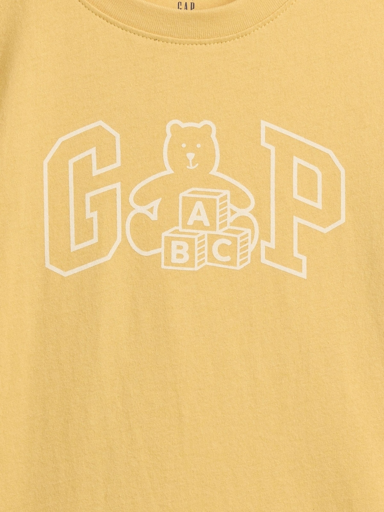 Gap Yellow Brannan Bear Logo T-Shirt (6mths-5yrs) - Image 3 of 3