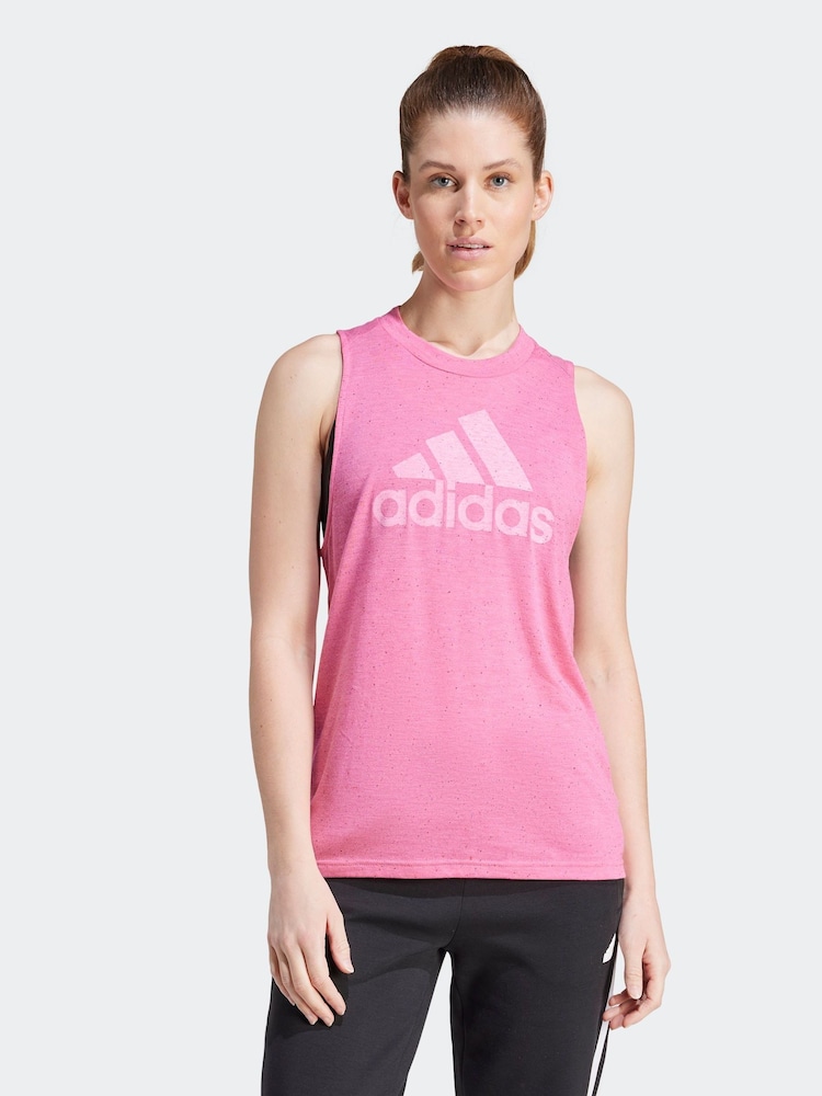 adidas Purple Sportswear Future Icons Winners 3.0 Tank Top - Image 1 of 7