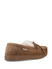 Bearpaw Brown Moc II Suede Slippers - Image 3 of 4