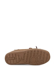 Bearpaw Brown Moc II Suede Slippers - Image 4 of 4