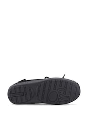 Bearpaw Black Moc II Suede Slippers - Image 4 of 4