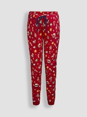 JoJo Maman Bébé Red Christmas Pyjamas Set - Image 6 of 8