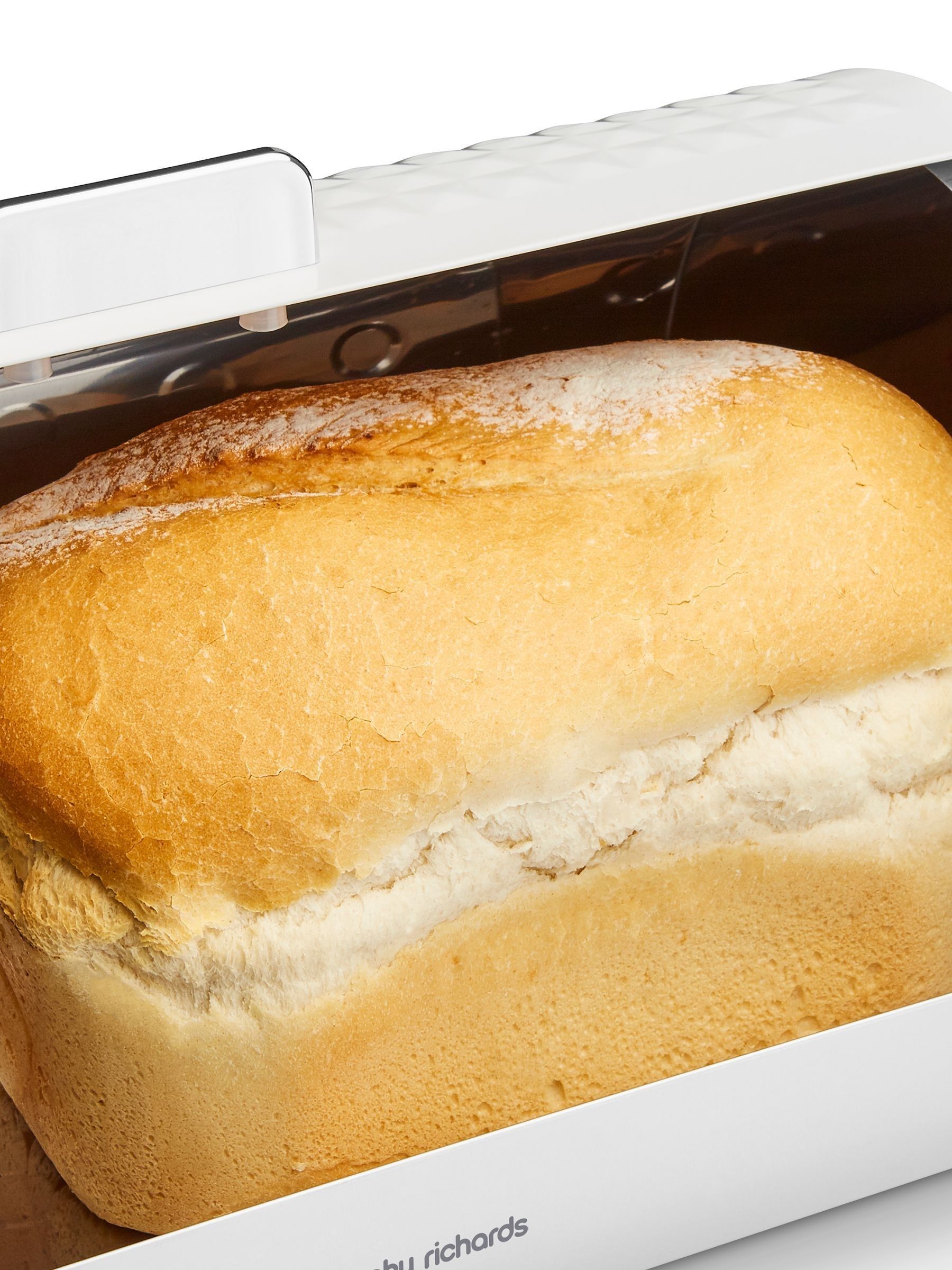 Buy Morphy Richards Clear Dimensions Roll Top Bread Bin from the