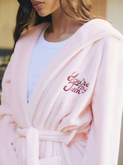Urban Threads Urban Threads Pink You're My Jam Embroidered Fleece Dressing Gown - Bilde 1 av 4