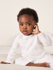The White Company Pink Lion Sleepsuit - Image 1 of 4