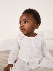 The White Company Pink Lion Sleepsuit - Image 2 of 4