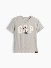Pilka - „Gap Disney“ marškinėliai su Peliuko Mikio logotipu (6mėn.-5met.) - 1 paveikslėlis iš 3