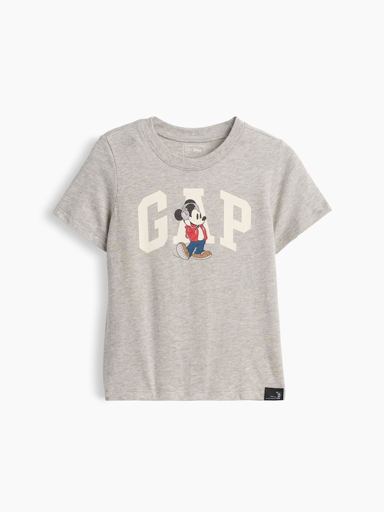 Pilka - „Gap Disney“ marškinėliai su Peliuko Mikio logotipu (6mėn.-5met.) - 1 paveikslėlis iš 3