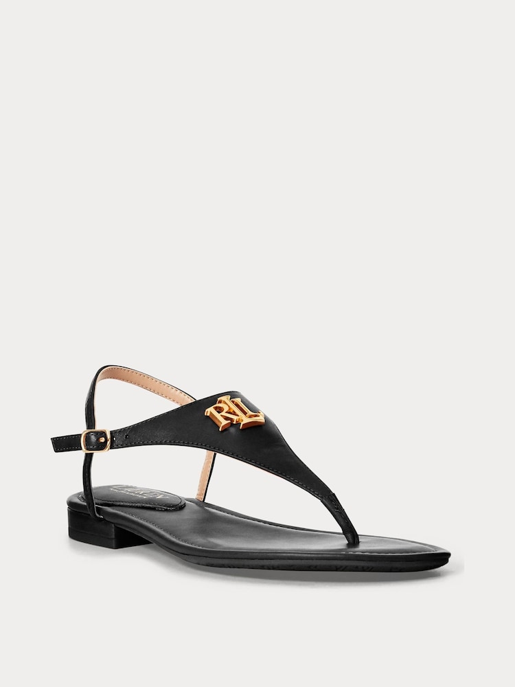 Lauren Ralph Lauren Ellington Nappa Leather Sandals - Image 1 of 5