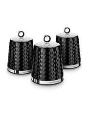 Morphy Richards Set of 3 Clear Dimensions Storage Jars - Image 2 of 4