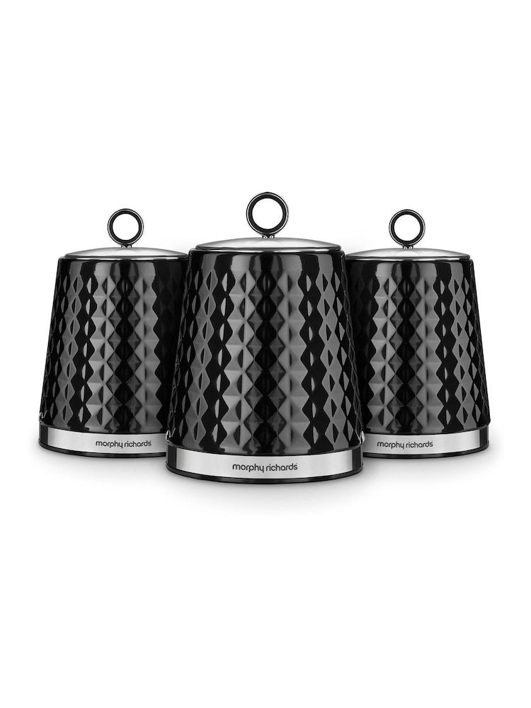 Buy Morphy Richards Set of Clear Dimensions Storage Jars from