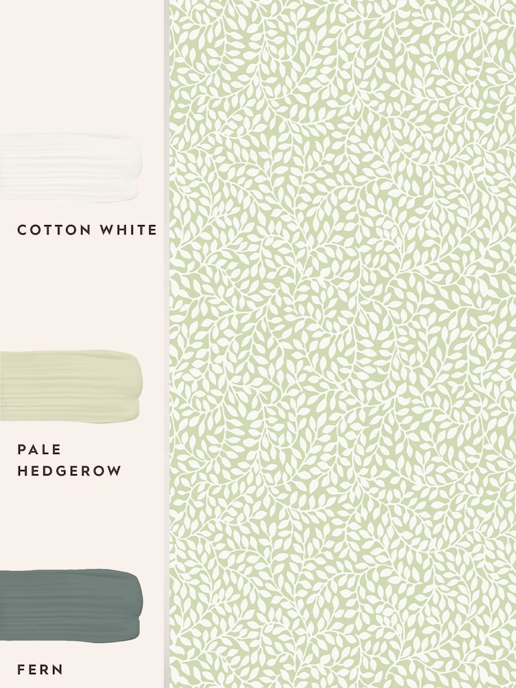 Laura Ashley Hedgerow Little Vines 10M Wallpaper - Image 3 of 3