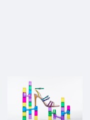 Kurt Geiger London Pink Pierra Sandals - Image 5 of 5