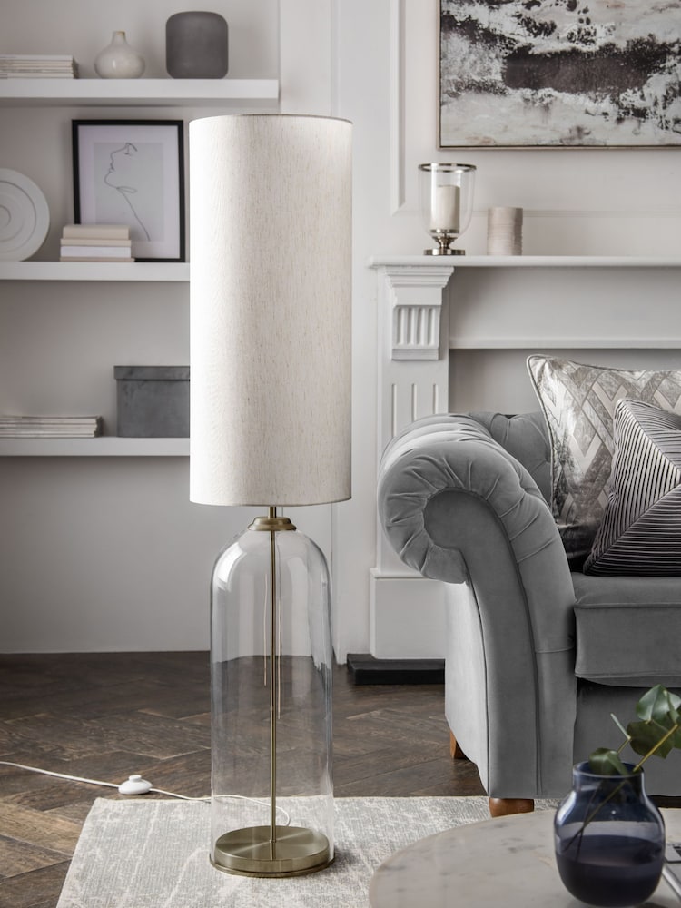 Brushed Nickel Gloucester Floor Lamp - Image 2 of 7