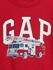 Gap Red Graphic Long Sleeve T-Shirt (6mths-5yrs) - Image 3 of 3