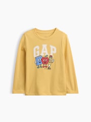 Gap Yellow Graphic Long Sleeve T-Shirt (6mths-5yrs) - Image 1 of 3