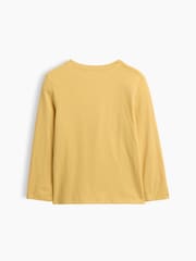 Gap Yellow Graphic Long Sleeve T-Shirt (6mths-5yrs) - Image 2 of 3