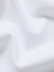 Charles Tyrwhitt White Non-iron Stretch Medallion Printed Trim Slim Fit Shirt - Image 6 of 6
