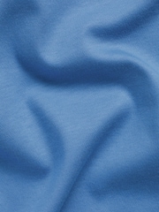 Charles Tyrwhitt Blue Long Sleeve Cotton Polo Shirt - Image 5 of 5