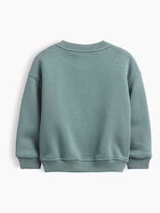 Teal Green - Gap Vintage φούτερ με λογότυπο varsity (6μηνών-5ετών) - Εικόνα 3 από 4