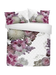 Laurence Llewelyn-Bowen Pink Lady Large Mayfair Floral 100% Cotton Duvet Cover and Pillowcase Set - Image 4 of 4