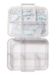Smiggle Grey Wild Side Large See Through Bento lunchbox - Image 3 of 3