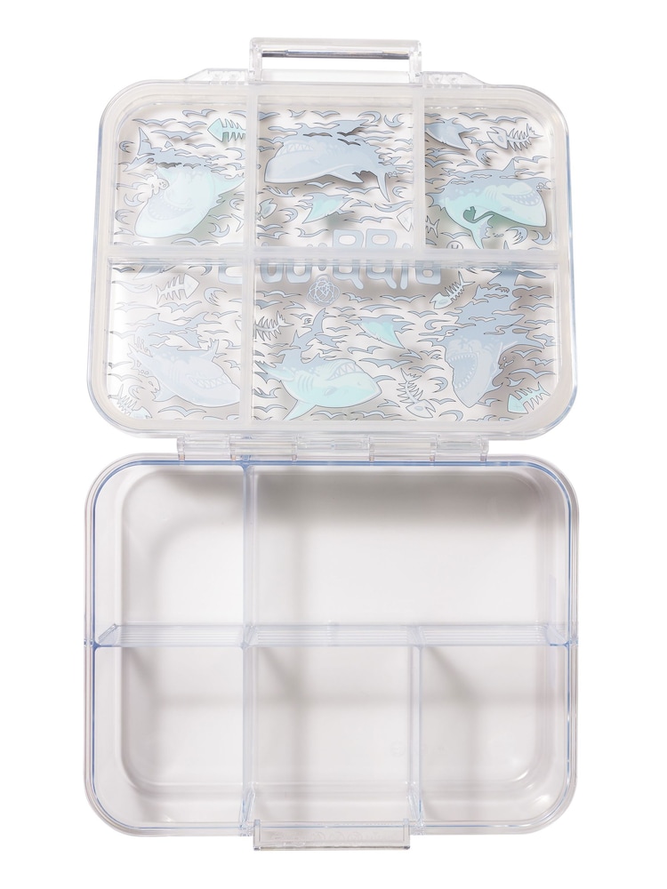 Smiggle Grey Wild Side Large See Through Bento lunchbox - Image 3 of 3
