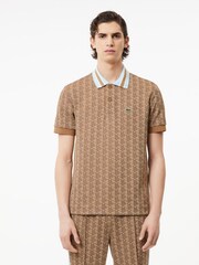 Lacoste Monogram Polo Shirt - Image 1 of 7