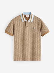 Lacoste Monogram Polo Shirt - Image 5 of 7
