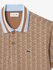 Lacoste Monogram Polo Shirt - Image 6 of 7