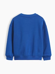 Gap Bright Blue VintageSoft Varsity Logo Sweatshirt (6mths-5yrs) - Image 2 of 2