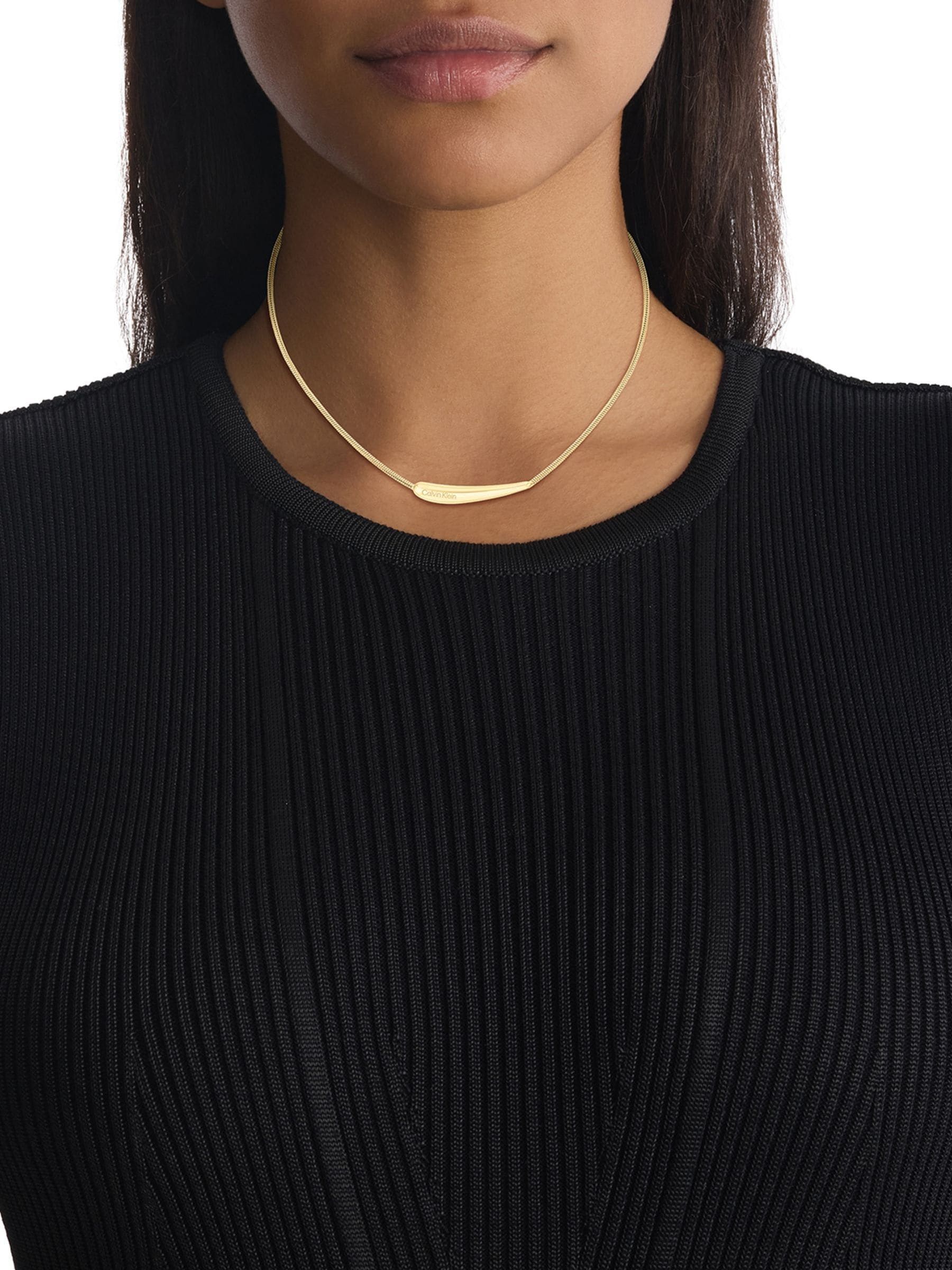 Calvin Klein Women's Gold Plated Necklace - Image 4
