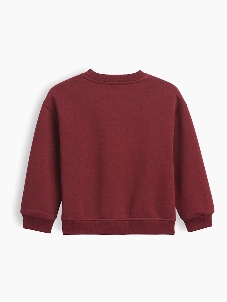 Gap Burgundy Red VintageSoft Varsity Logo Sweatshirt (6mths-5yrs) - Image 2 of 2 Gap Burgundy Red VintageSoft Varsity Logo Sweatshirt (6mths-5yrs) - Image 2 of 2