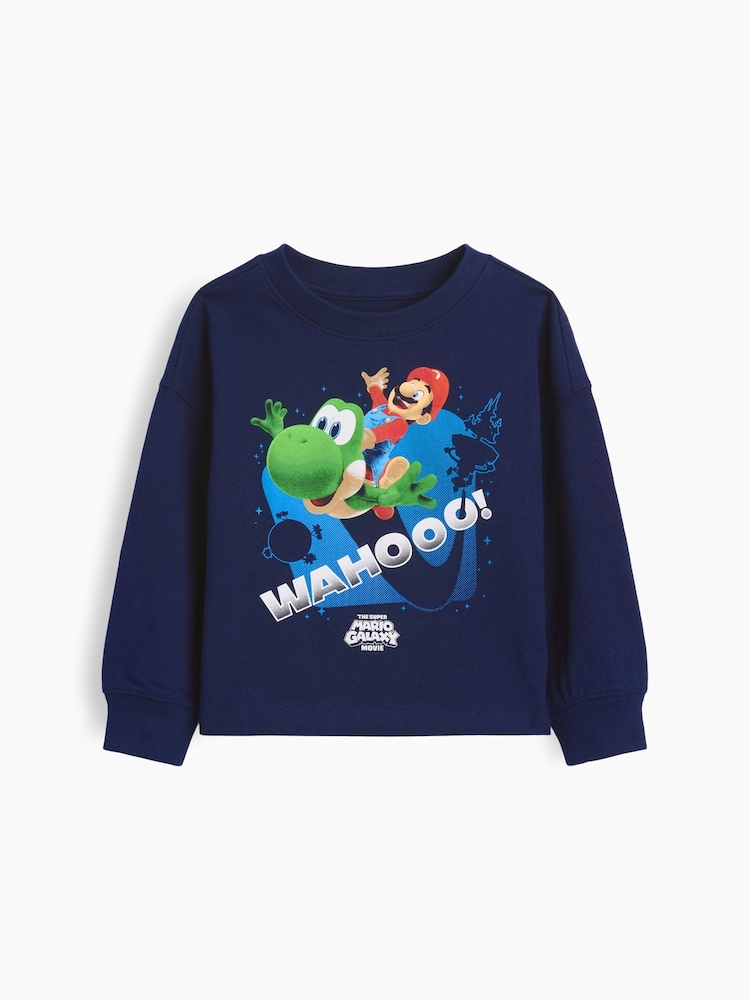 Gap Super Mario Grafisk långärmad T-shirt (6månader-5år) - Bild 2 av 4