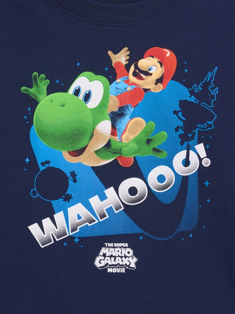 Gap Super Mario Grafisk långärmad T-shirt (6månader-5år) - Bild 4 av 4