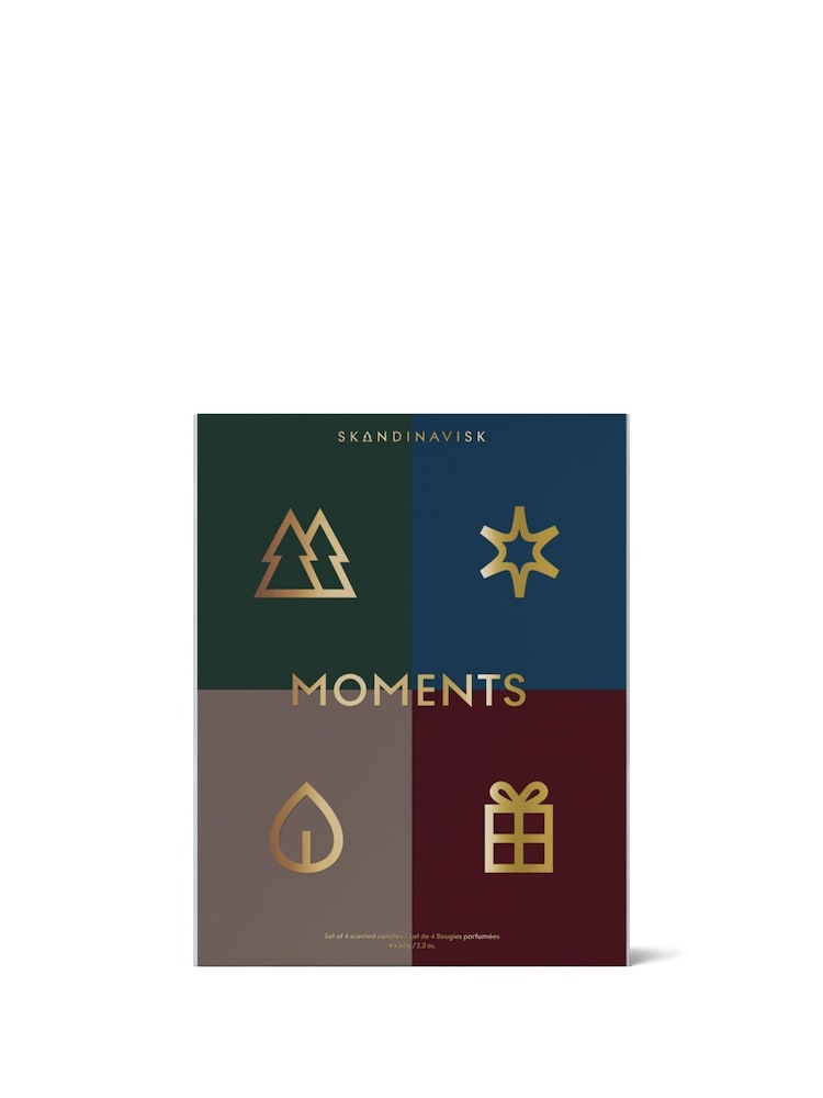 Skandinavisk Moments Scented Candle Gift Set 65g x 4 - Image 4 of 4 Skandinavisk Moments Scented Candle Gift Set 65g x 4 - Image 4 of 4