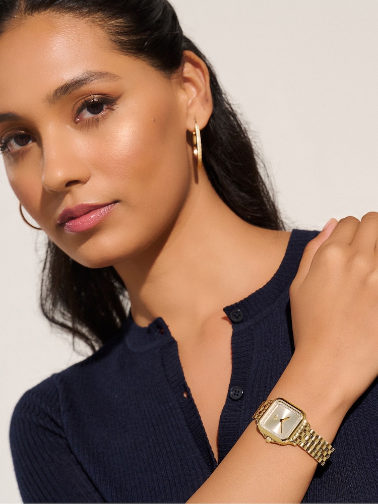 Olivia Burton Gold 28mm Grosvenor Light Watch - Image 2 of 6