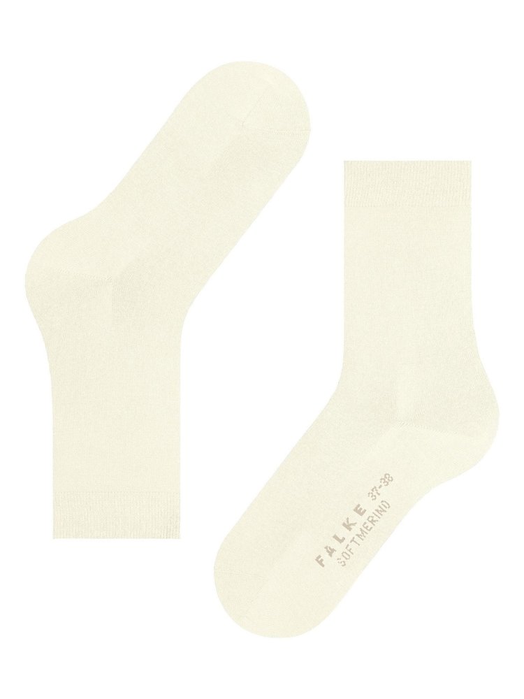 Falke Cream Softmerino Socks With Warm Wool And Cotton - Image 5 of 5 Falke Cream Softmerino Socks With Warm Wool And Cotton - Image 5 of 5