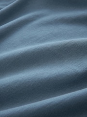 Blau - Leichter Oversize-Hoodie mit Reißverschluss - Bild 8 von 8
